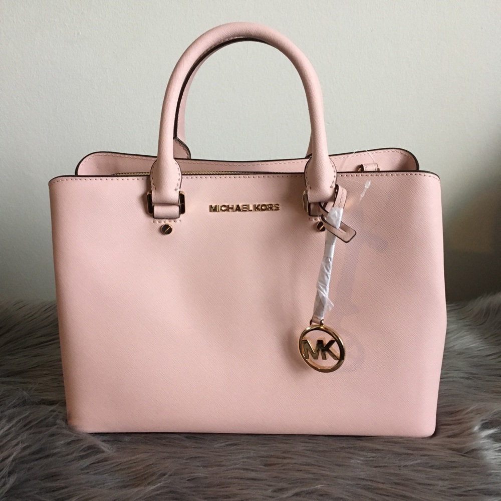 NWT Michael Kors Savannah Satchel LG Bag